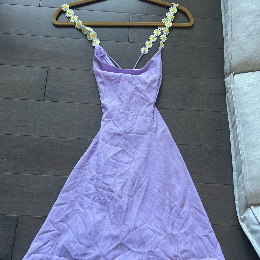 Lucy in the Sky Lavender Dress with Daisy Straps
